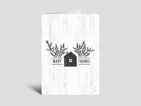 Thank You Card: House
