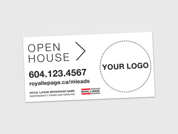 Royal LePage Sign: Directional Arrow #26
