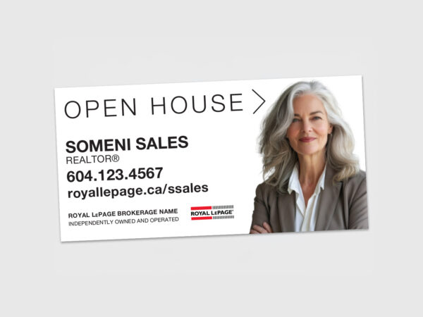 Royal LePage Sign: Directional Arrow #28