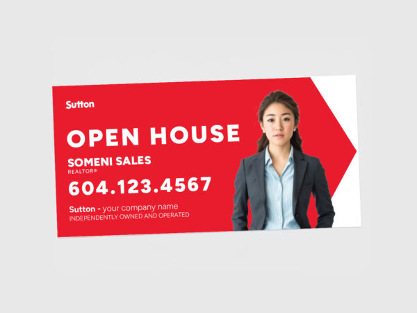 Sutton Sign: Directional Arrow #30