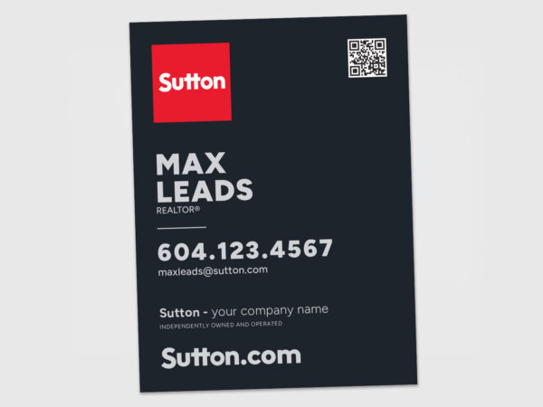 Sutton Sign: Vertical For Sale #09