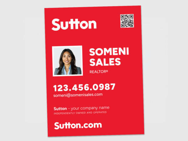 Sutton Sign: Vertical For Sale #14