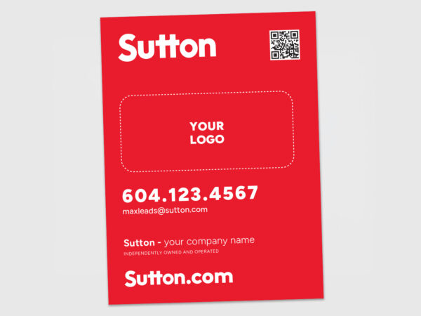 Sutton Sign: Vertical For Sale #16