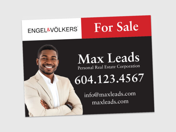 Engel & Völkers Sign: Horizontal For Sale #02