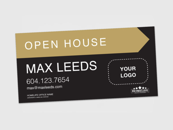 HomeLife Sign: Directional Arrow #24