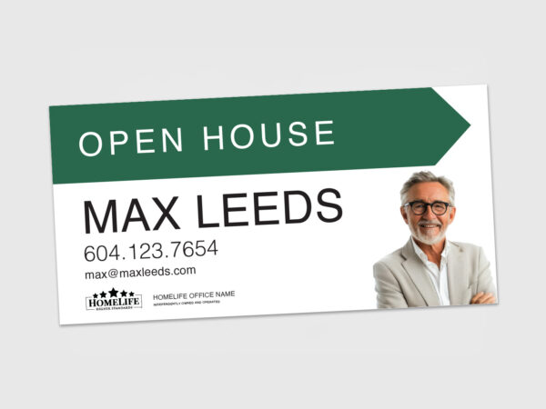 HomeLife Sign: Directional Arrow #18