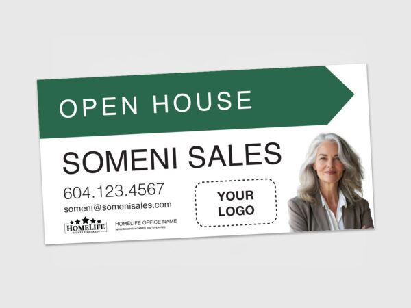 HomeLife Sign: Directional Arrow #19