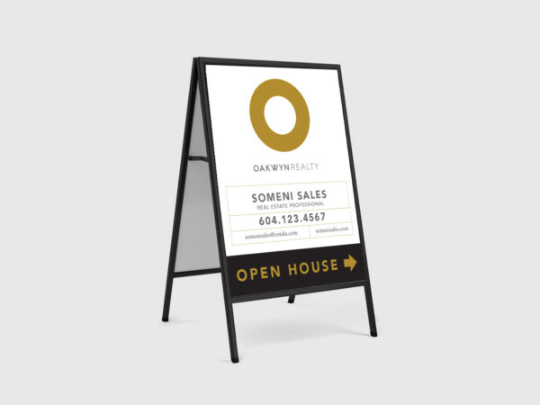 Oakwyn Realty Sign: A-Frame Inserts #10
