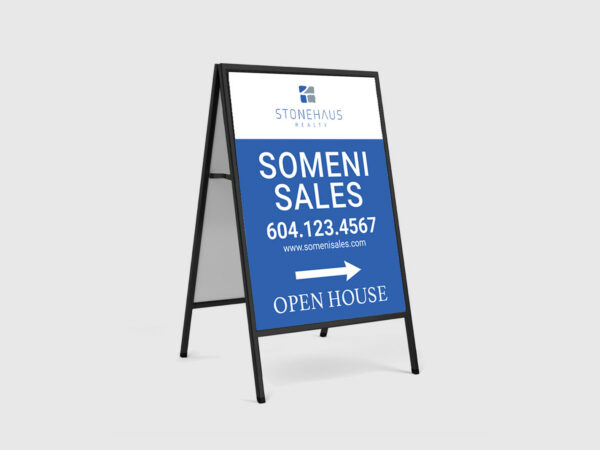 Stonehaus Realty Sign: A-Frame Inserts #07