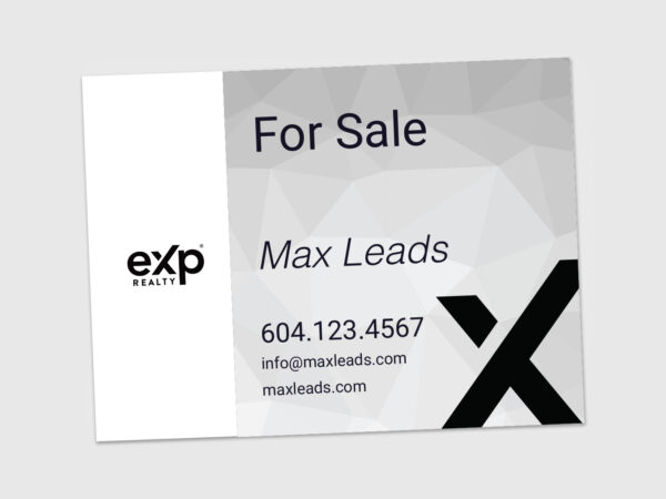 eXp Realty Sign: Horizontal For Sale #03