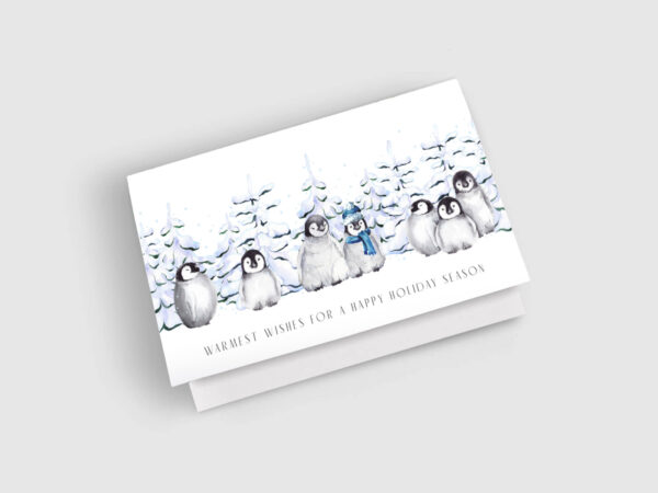 Greeting Card: Penguins