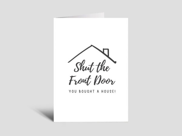 Welcome Home Card: Front Door