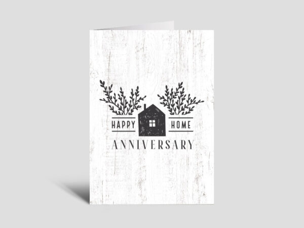 Home Anniversary Card: Little House