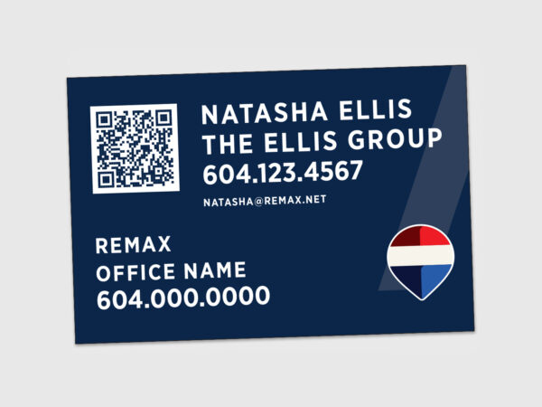 For Sale horizontal RE/MAX sign - Design #02