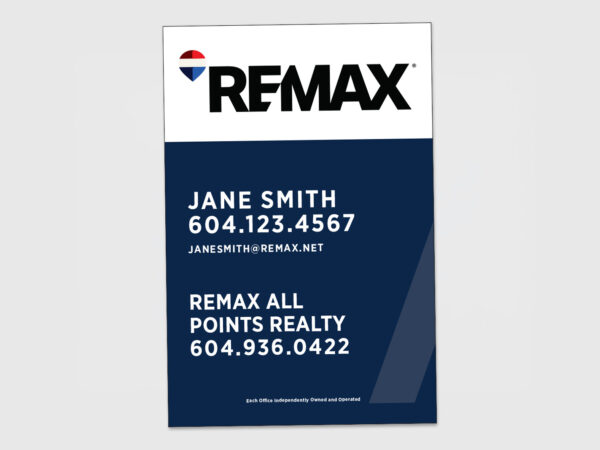 RE/MAX Sign: Vertical For Sale #14