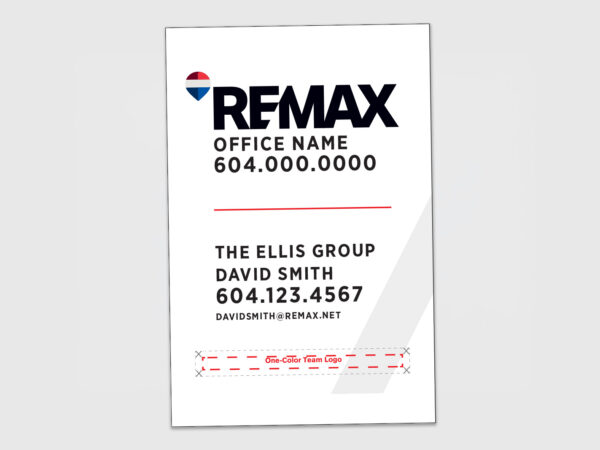 RE/MAX Sign: Vertical For Sale #22