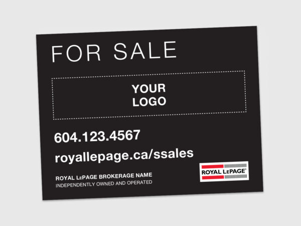 Royal LePage Sign: Horizontal For Sale #02