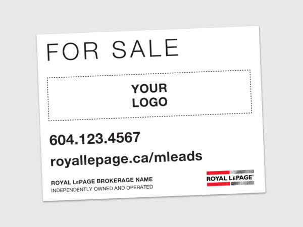 Royal LePage Sign: Horizontal For Sale #07