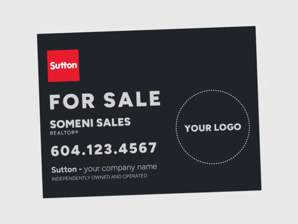 Sutton Sign: Horizontal For Sale #04