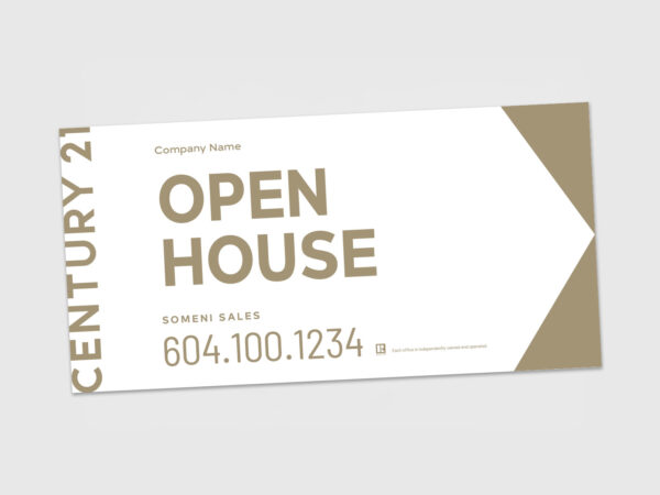 Century 21 Sign: Directional Arrow #34