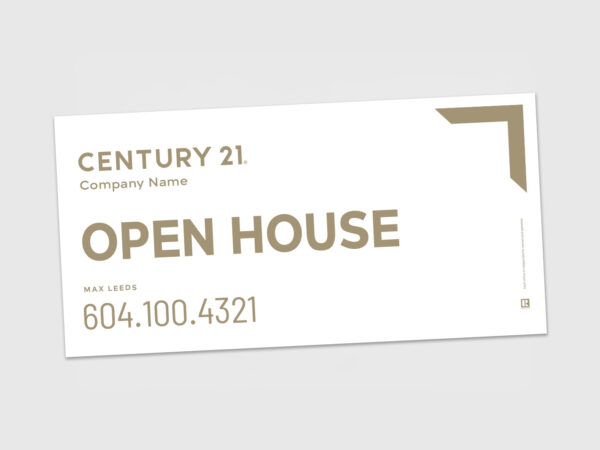 Century 21 Sign: Directional Arrow #35