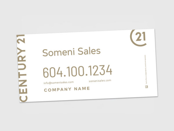 Century 21 Sign: Strata #07