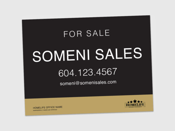 HomeLife Sign: Horizontal For Sale #05