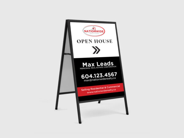 Nationwide Realty Corp. Sign: A-Frame Inserts #39