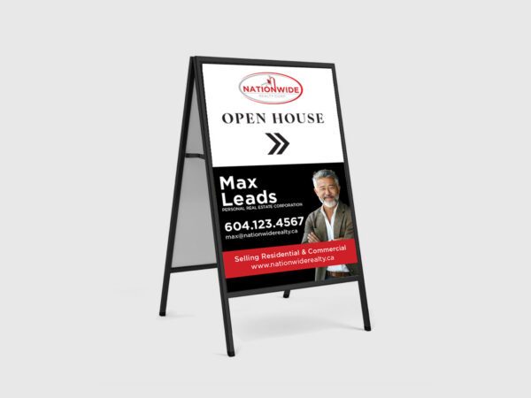 Nationwide Realty Corp. Sign: A-Frame Inserts #40