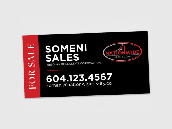 Nationwide Realty Corp. Sign: Strata #17