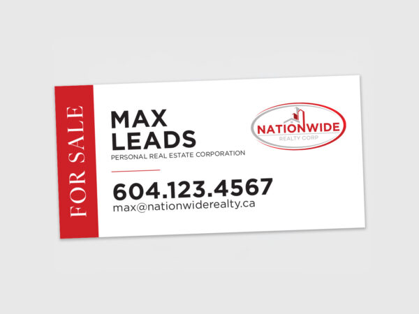 Nationwide Realty Corp. Sign: Strata #19