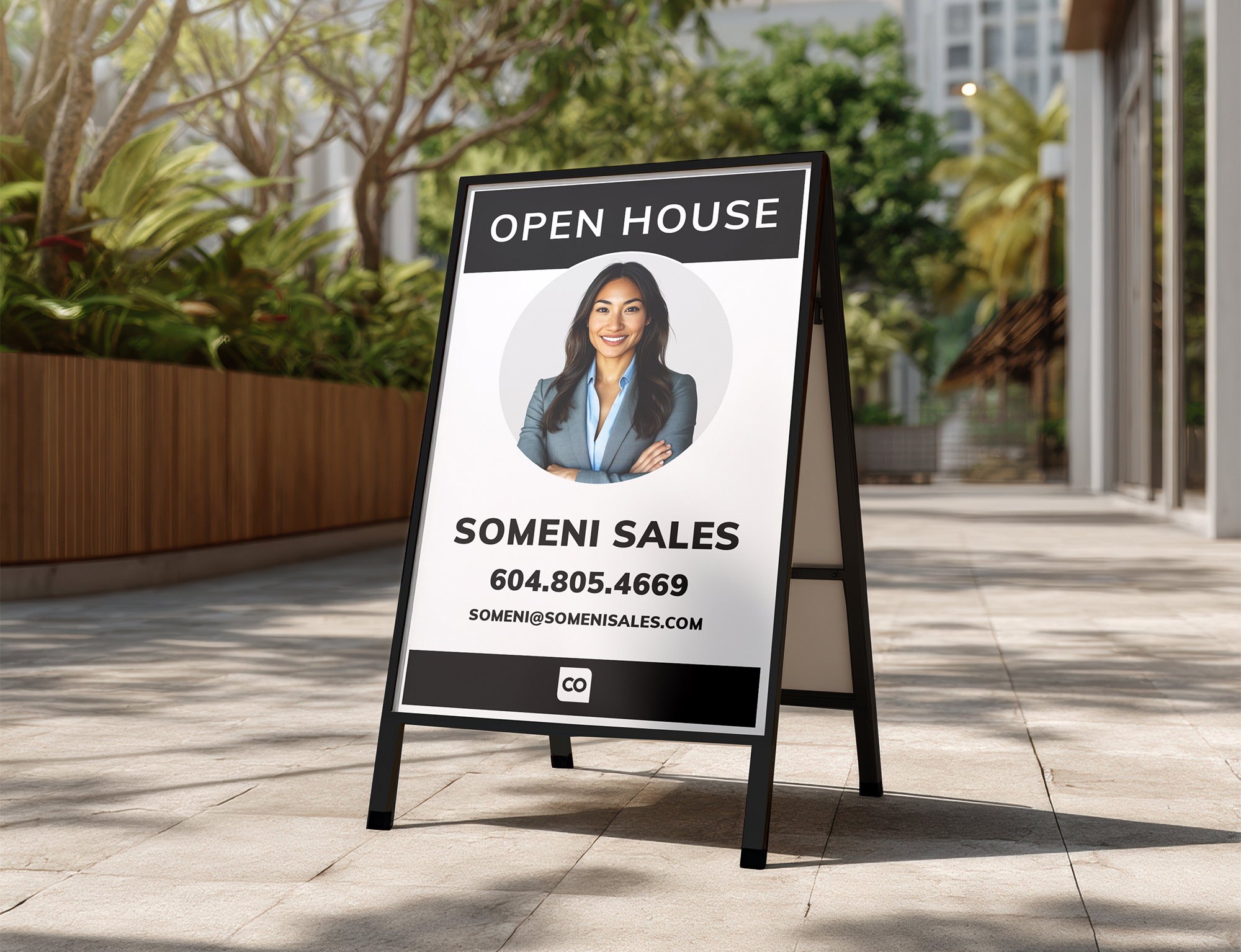 Sign: Open House A-Frame / Inserts