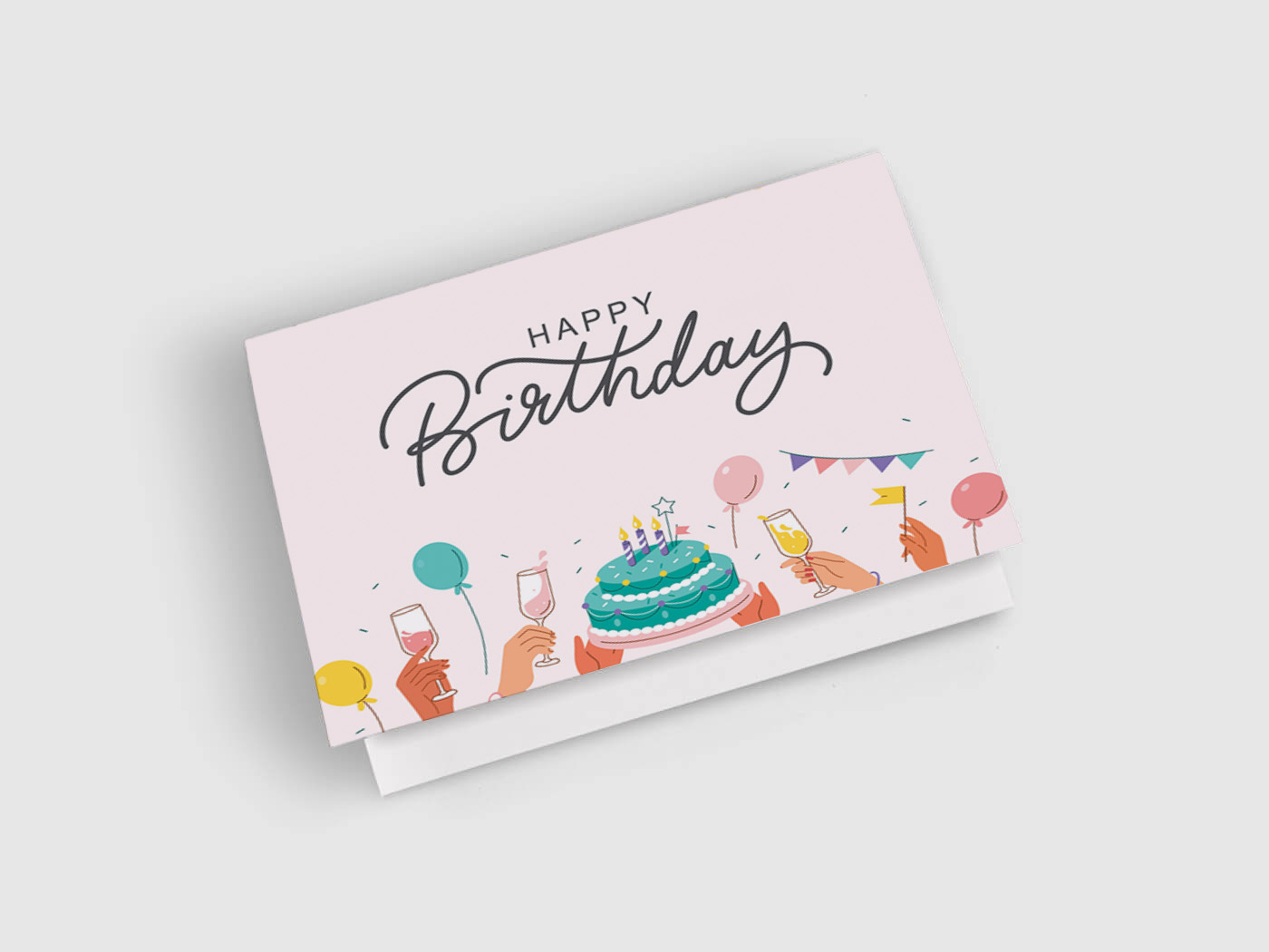 Birthday Card: Let's Celebrate