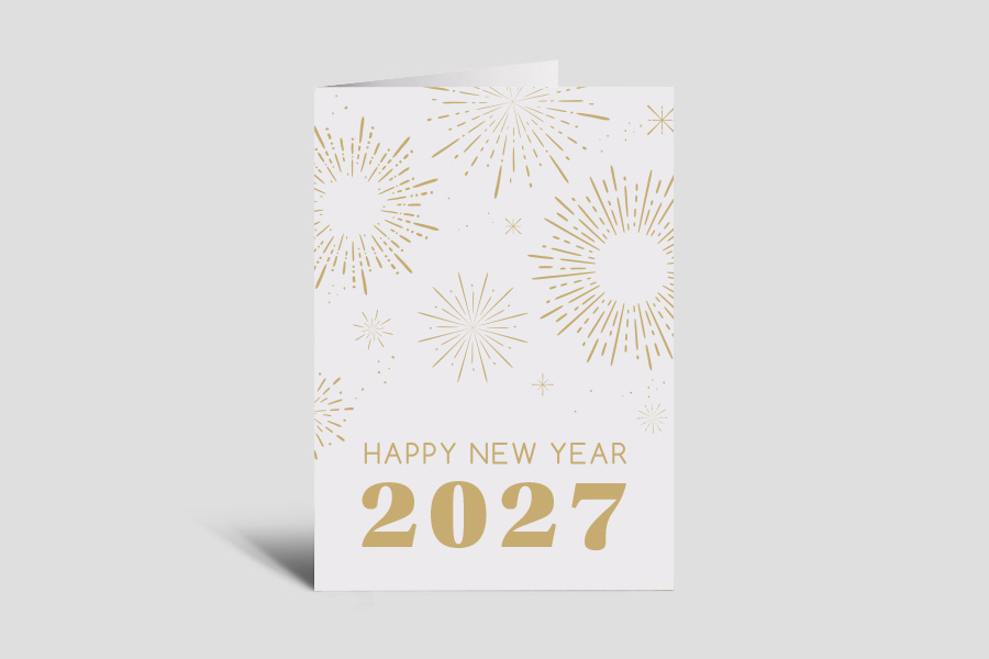 Greeting Card: Happy New Year