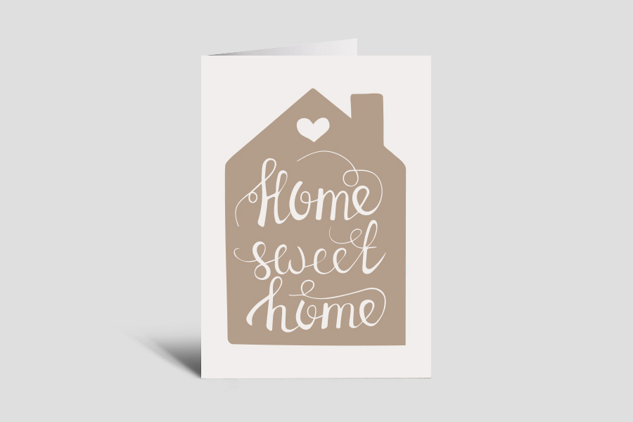 Home Anniversary Card: Home Sweet Home