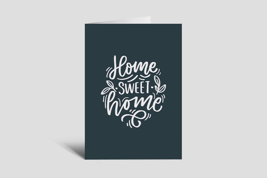 Welcome Home Card: Home Sweet Home