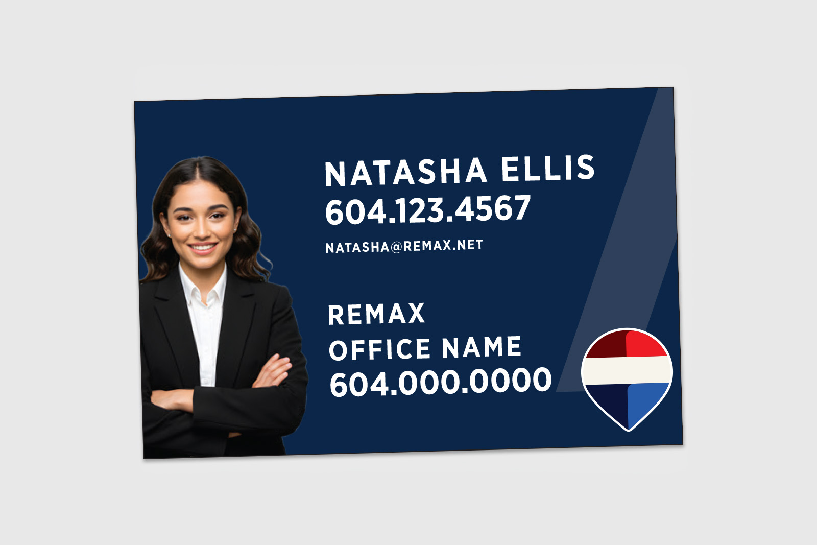 REMAX Horizontal Sign Blue