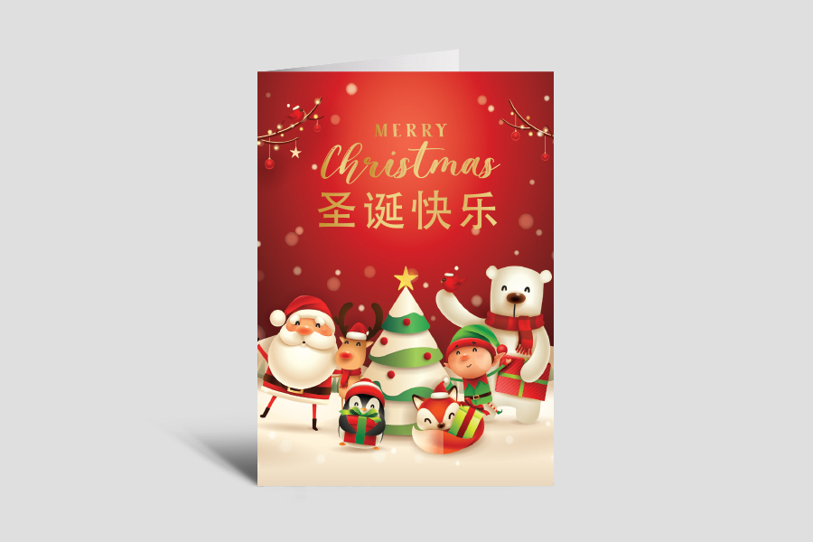 Greeting Card: Merry Christmas 圣诞快乐