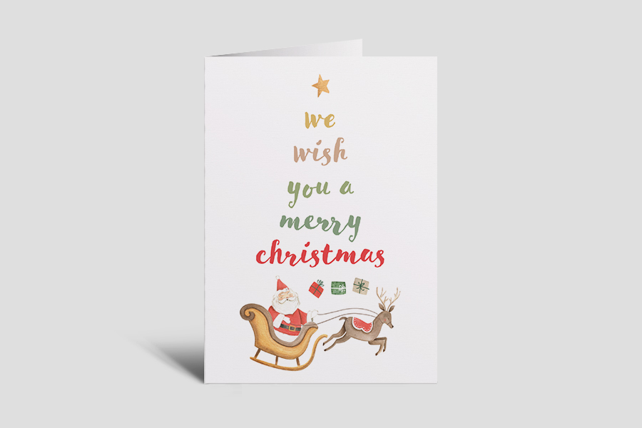 Greeting Card: Santa