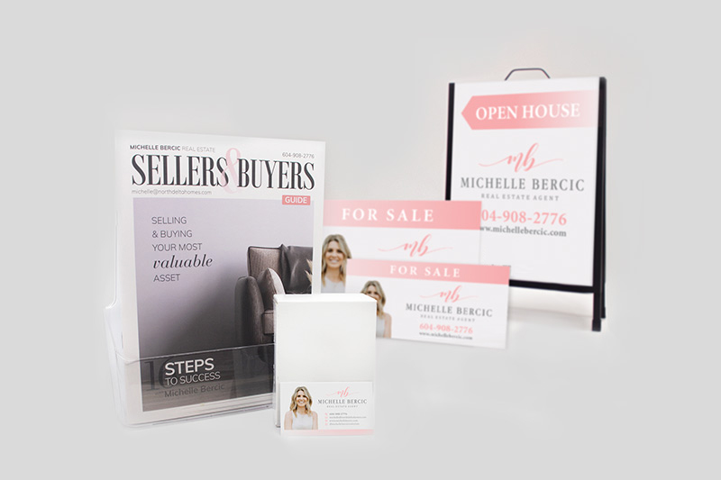 Real estate printing and signs
