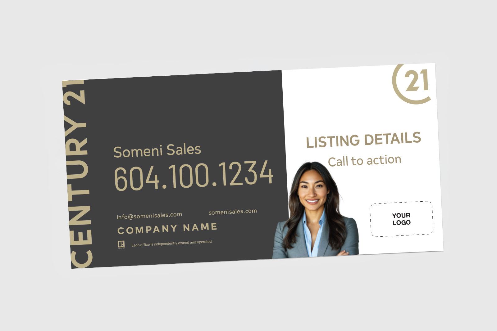Century 21 Sign: 4 x 8 Billboard