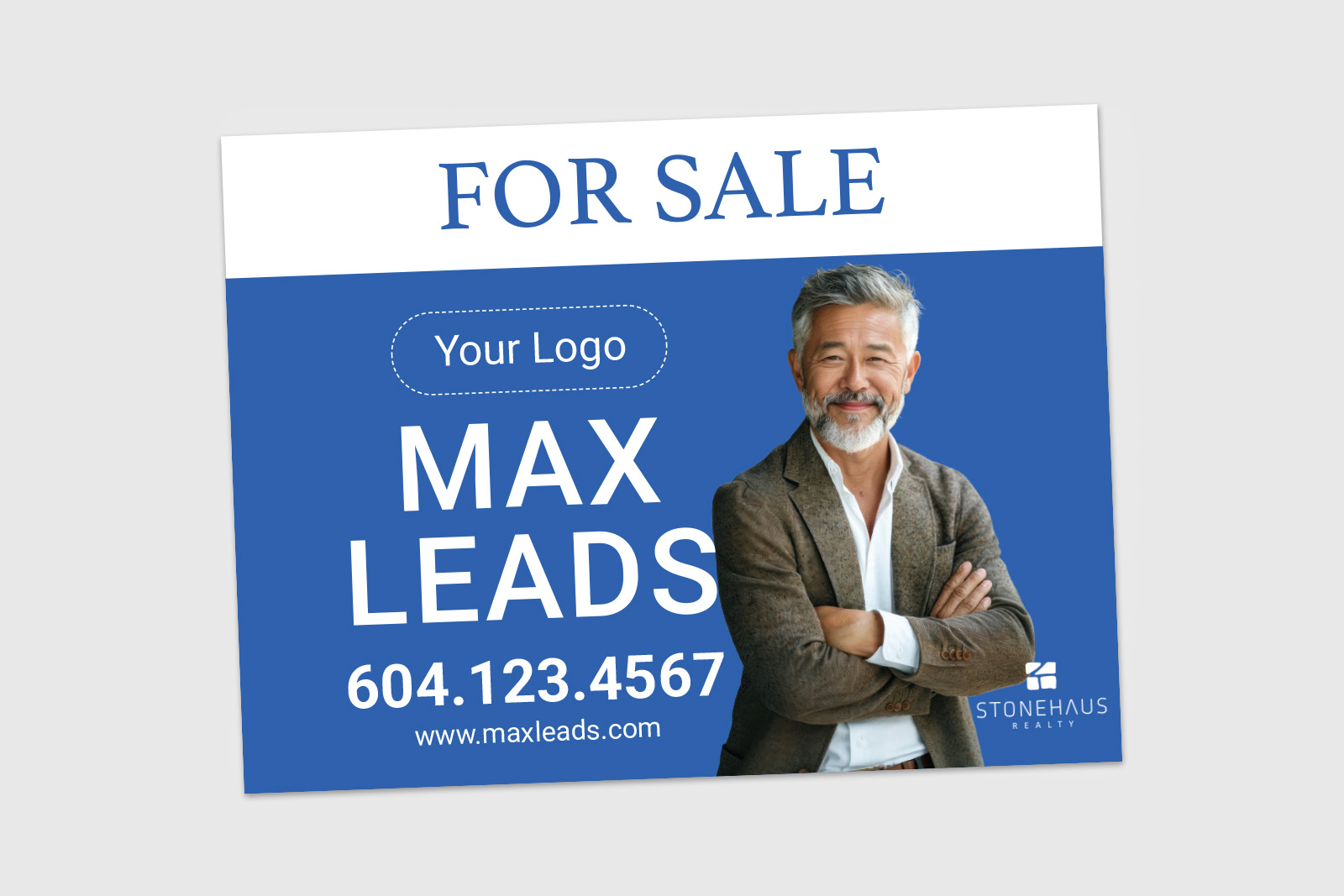 Stonehaus Realty Sign: Horizontal For Sale