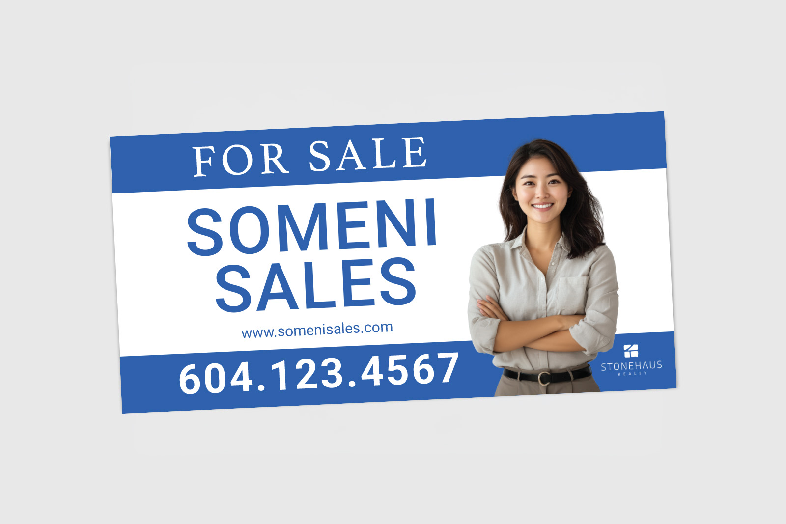 Stonehaus Realty Sign: Strata For Sale