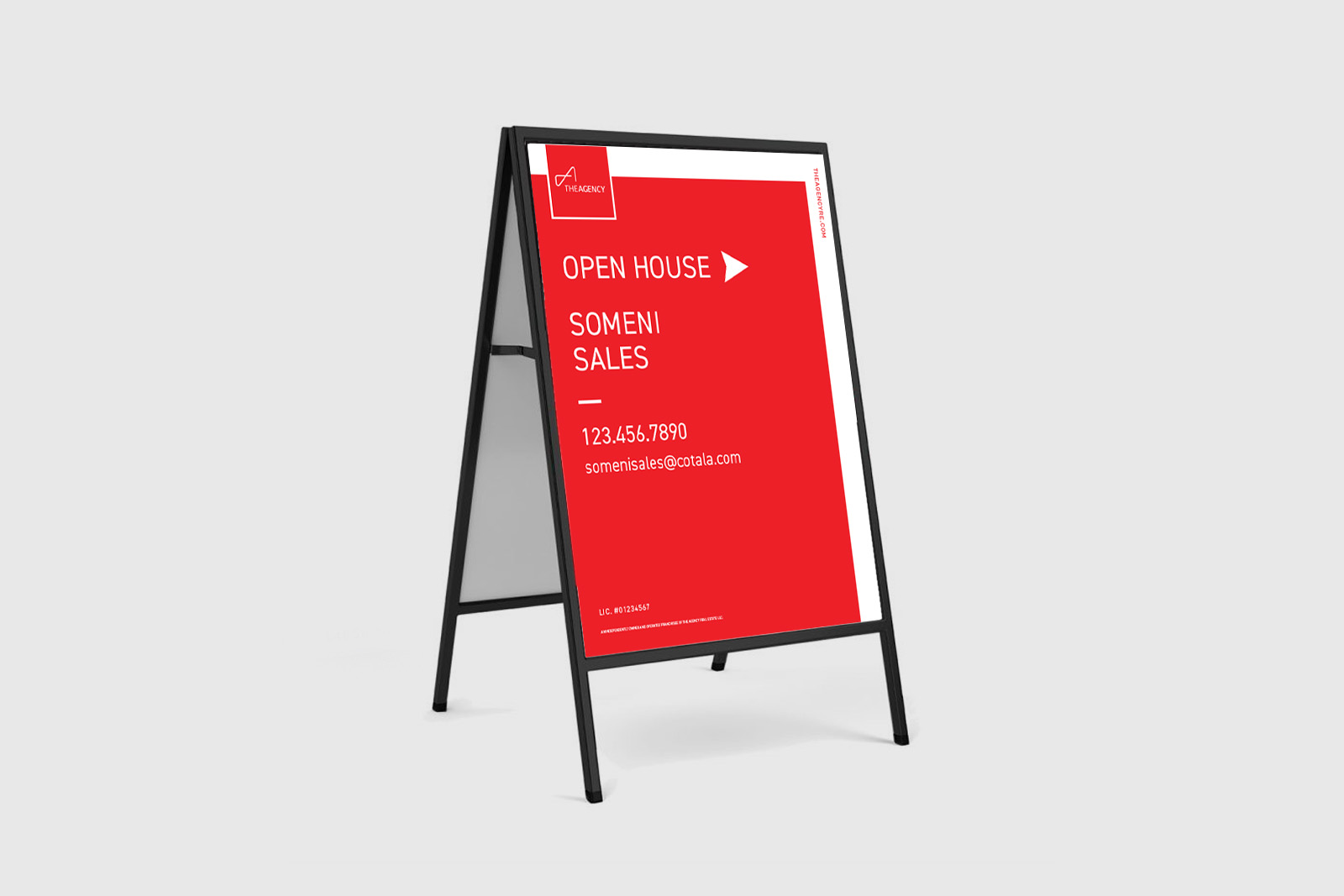 The Agency Sign: A-Frame Inserts