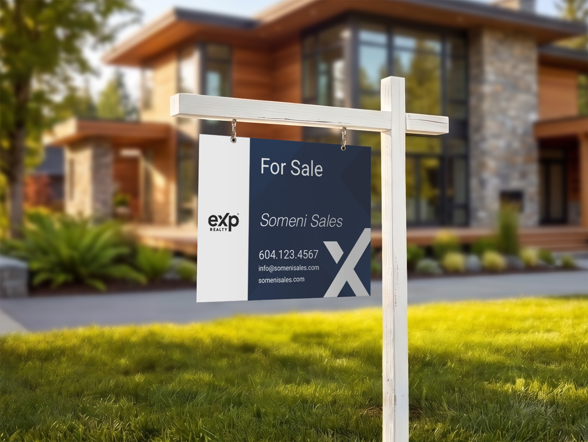 eXp Realty Sign: Horizontal For Sale