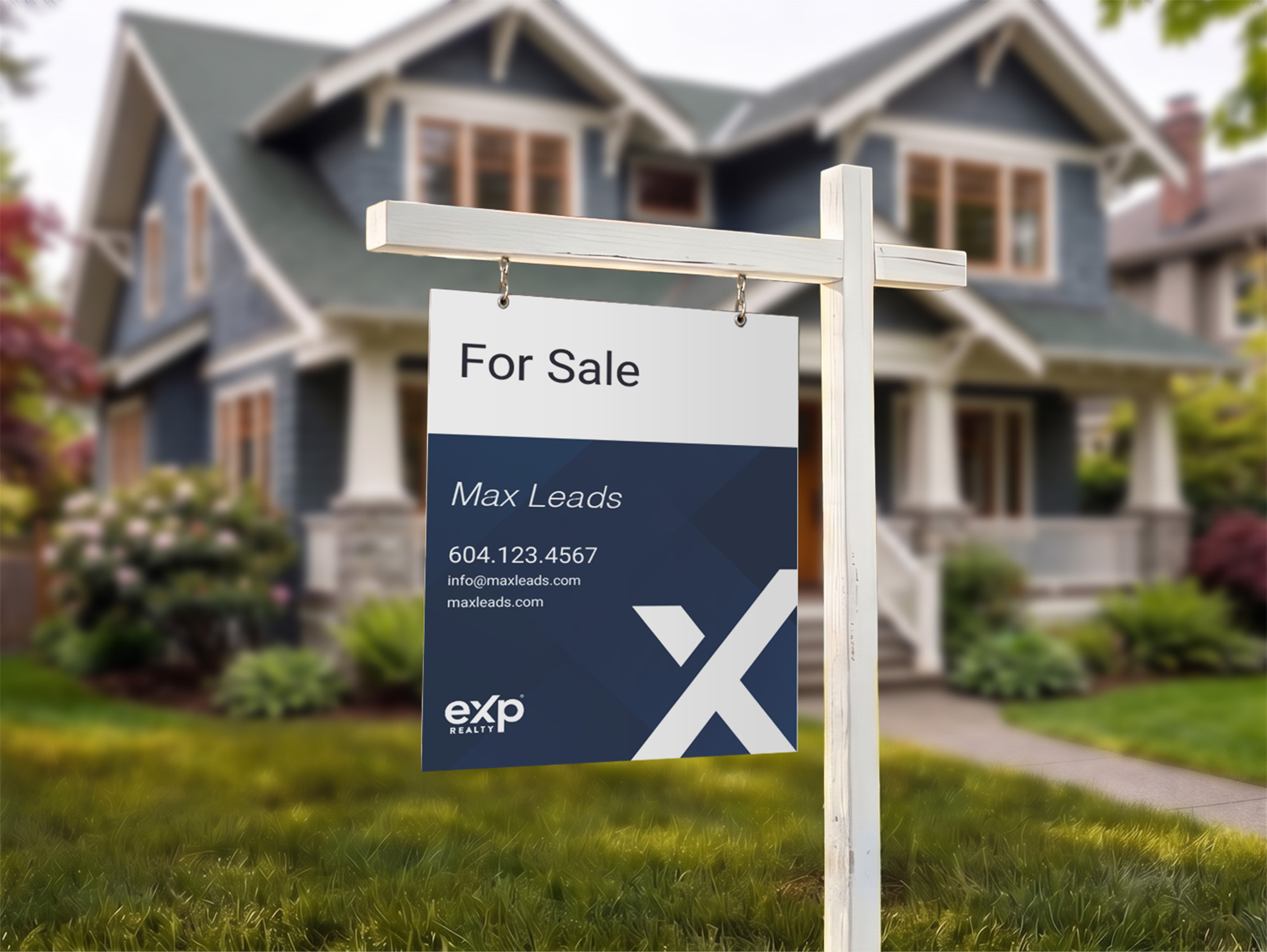 eXp Realty Sign: Vertical For Sale