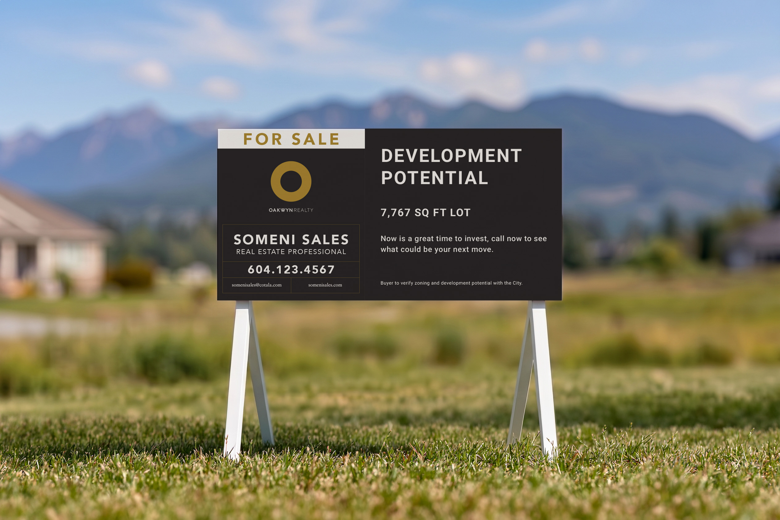 Oakwyn Realty Sign: 4 x 8 Billboard