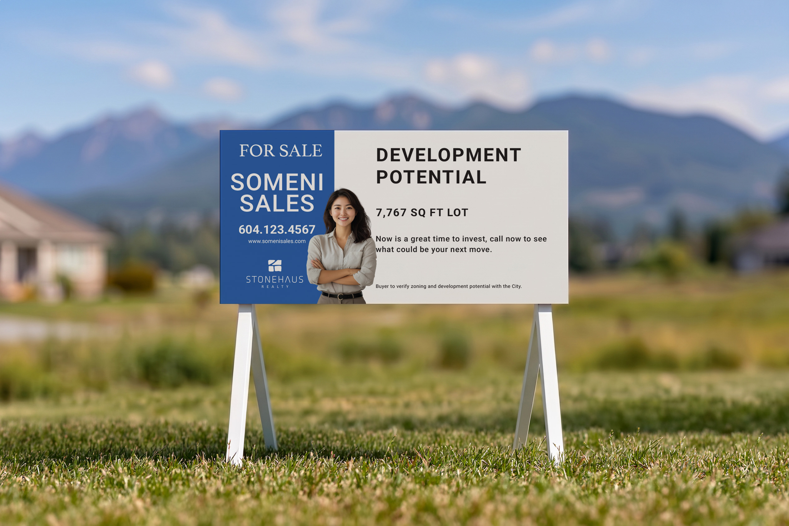Stonehaus Realty Sign: Billboard