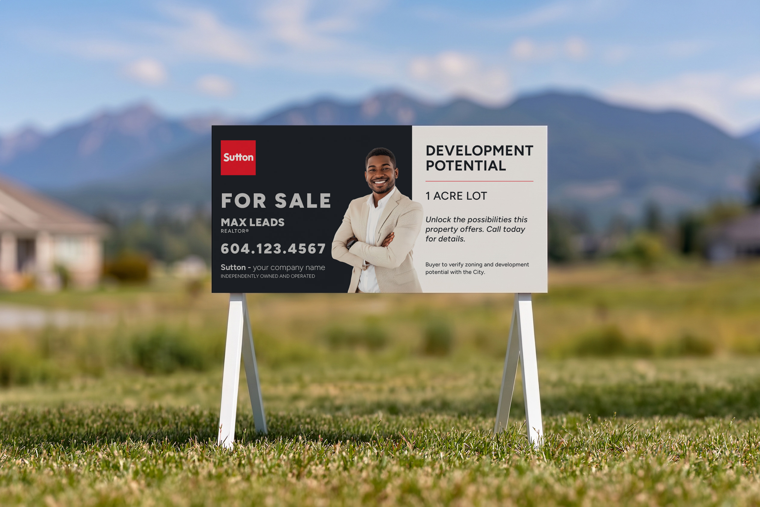 Sutton Sign: 4 x 8 Billboard