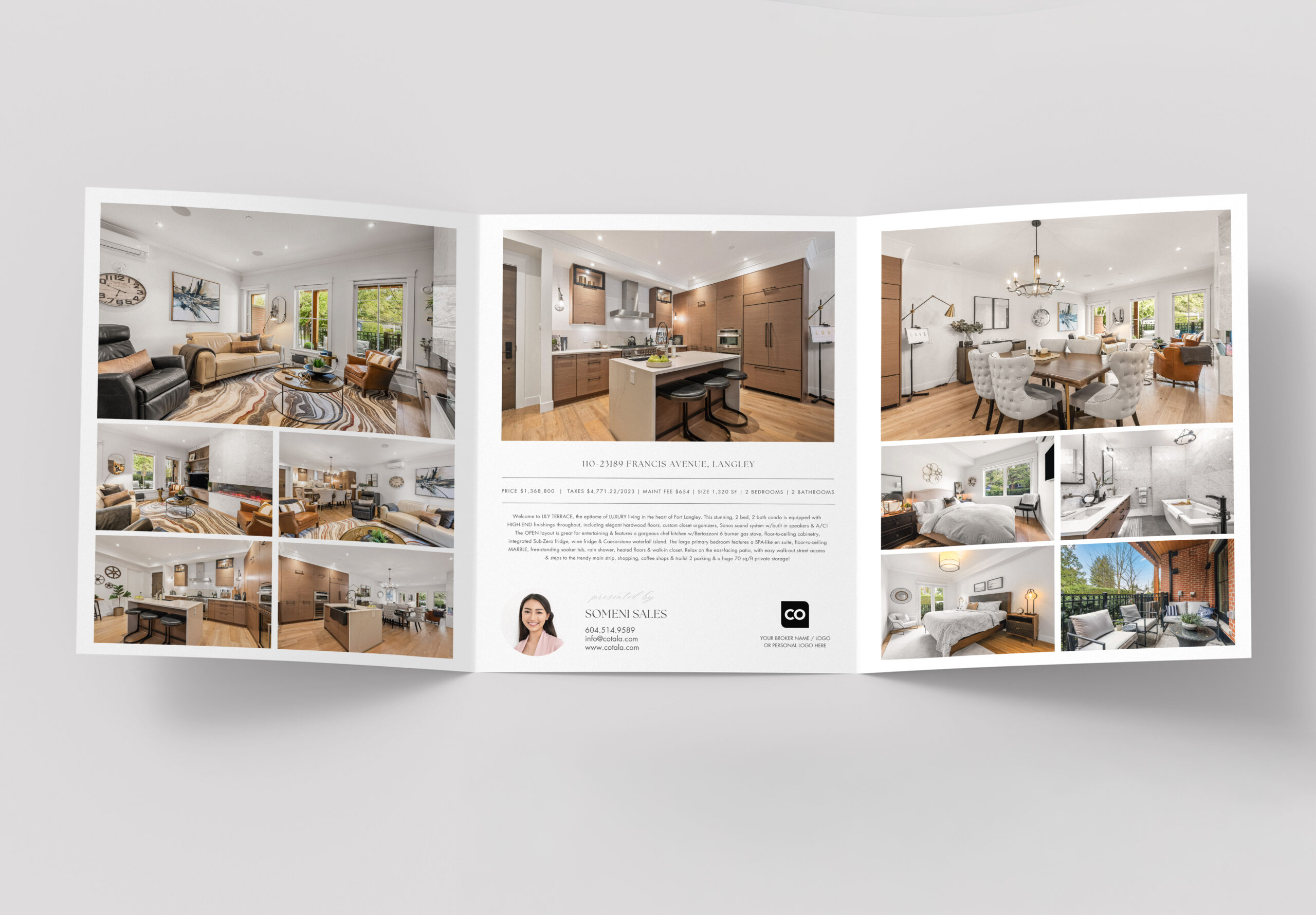 Large Format Signature 6-Panel Property Brochures for the best in Real Estate Printing and Marketing